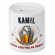 Skarbonki - Dla Technika Skarbonka na Urodziny na Prezent z Nadrukiem ze Zdjęciem + Opakowanie na prezent (wzór 04) - miniaturka - grafika 1