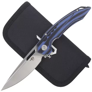 Nóż składany Bestech Ornetta Carbon Fiber / Blue G10, Stonewash / Satin N690 by Kombou (BL02A) - Noże - miniaturka - grafika 4