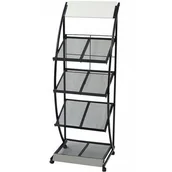 Wieszaki i stojaki - Stojak Na Gazety Do Biura Sklepu B9-M03 - miniaturka - grafika 1