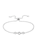 Bransoletki - Tamaris Srebrna bransoletka z cyrkoniami - miniaturka - grafika 1