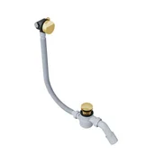 Syfony - Excellent HOVER Syfon wannowy z napełnianiem przez przelew Złoty połysk ARIN.3410GL - miniaturka - grafika 1