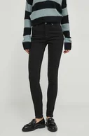 Spodnie damskie - Pepe Jeans jeansy damskie kolor czarny - miniaturka - grafika 1