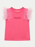 Bluzki damskie - Guess Bluzka K4GI22 K6YW1 Różowy Regular Fit - miniaturka - grafika 1