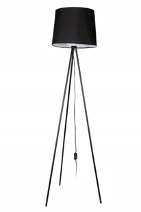 Lampa Podłogowa Stojąca Trójnóg Abażur E27 - Lampy stojące - miniaturka - grafika 1
