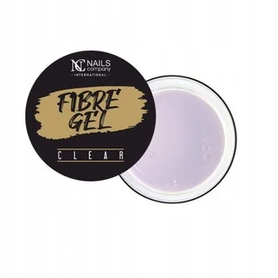 NC Nails, Żel budujący Fibre Gel Clear - Utwardzacze do paznokci - miniaturka - grafika 1