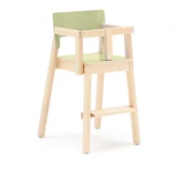 Podnóżki, podpórki, podkładki - #en Chair Love 50 birch. Seatheight 50 cm. Seat and backrest green laminate - miniaturka - grafika 1