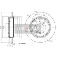 Tarcze hamulcowe - MAXGEAR Tarcza hamulcowa 19-1215 - miniaturka - grafika 1