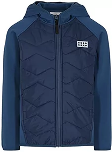 LEGO Wear chłopięca kurtka polarowa ze stretchu, pikowana, Ciemny niebieski, 104 - Kurtki i płaszcze dla chłopców - miniaturka - grafika 1