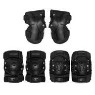 Ochraniacze - Zestaw ochraniaczy Tempish Taky 102000070 Czarny - miniaturka - grafika 1