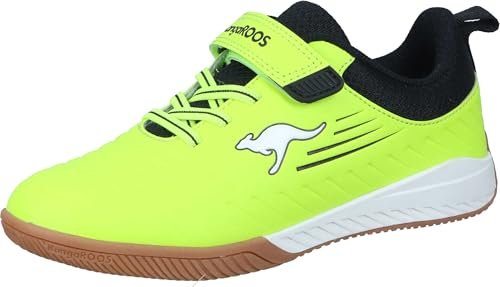 KangaROOS Unisex K5-Winged Ev kozaki, Neon Yellow Jet Black, 35 EU
