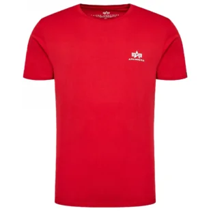 Alpha Industries Small Logo Basic 188505 328 - Speed Red  M - Odzież taktyczna i umundurowanie - miniaturka - grafika 1