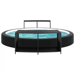 Szafki, 2 szt., czarne, polirattan Lumarko! - Skrzynie ogrodowe - miniaturka - grafika 4