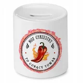 Skarbonki - Dla Pediatry Skarbonka na Urodziny Prezent z Nadrukiem ze Zdjęciem + Opakowanie na prezent (wzór 03) - miniaturka - grafika 1