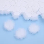 Inne - TEMU szt. 3.5cm Puszyste Pompony z Sztucznego do Rękodzieła DIY, Czapki, Buty, Biżuteria & Dekoracje Imprezowe - miniaturka - grafika 1