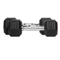 Hantle i ciężarki - Hantle Hex 2x6kg gumowane THORN+fit - miniaturka - grafika 1