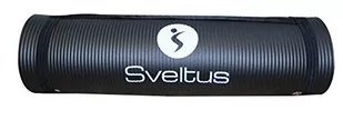 sveltus 140 x 60 x 1 cm mata gimnastyczna dorosłych unisex, czarna 1359_Noir - Maty do ćwiczeń - miniaturka - grafika 1
