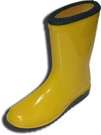 Kalosze damskie - Beck Unisex 505 Basic czarne kalosze, żółty - żółty - 39 eu - miniaturka - grafika 1