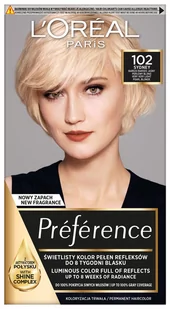 Loreal Paris L'Oreal Paris Feria Preference Farba do włosów 102 Iridescent Bliss 16208 - Farby do włosów i szampony koloryzujące - miniaturka - grafika 1