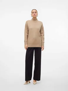 Vero Moda Sweter "Gold" w kolorze beżowym - Swetry damskie - miniaturka - grafika 1
