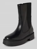 Botki damskie - Sztyblety skórzane z podeszwą na platformie model ‘SPHERICA’ - miniaturka - grafika 1