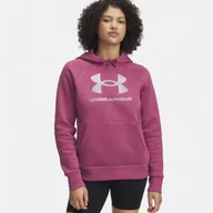 Bluzy sportowe damskie - Bluza damska Under Armour Rival Fleece Shimmer Hoody - miniaturka - grafika 1