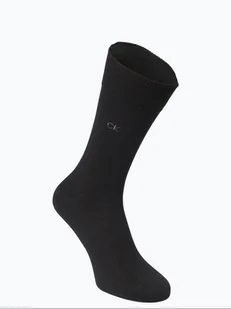 Calvin Klein Skarpety pakowane po 2 szt. Mężczyźni Bawełna czarny jednolity, 43-46 - Skarpetki męskie - miniaturka - grafika 1
