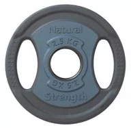 Obciążenia - Obciążenie Olimpijskie Poliuretanowe 2,5 kg Natural Strength - miniaturka - grafika 1