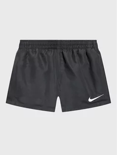 Kąpielówki dla chłopców - Nike Szorty kąpielowe Essential 4"Volley NESSB866 Czarny Regular Fit - grafika 1