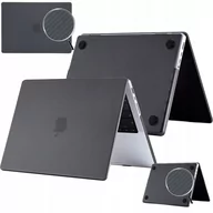 Części i akcesoria do laptopów - Hard Case etui obudowa MacBook Pro 13 (A1706 / A1708 / A1989 / A2159 / A2251 / A2289 / A2338 M1) (Carbon Black) - miniaturka - grafika 1