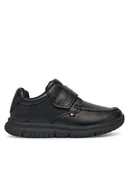 Buty dla chłopców - Tommy Hilfiger Półbuty Low Cut Velcro Shoe T3B4-33176-1355 M Czarny - miniaturka - grafika 1