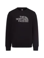 Bluzy męskie - The North Face Bluza męska Mężczyźni Bawełna czarny jednolity, S - miniaturka - grafika 1