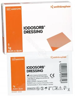 Smith & Nephew Opatrunek Iodosorb z jodyną 4 cm x 6 cm 5 g - Apteczki i materiały opatrunkowe - miniaturka - grafika 1
