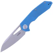 Noże - Nóż składany Kubey Knife New Vagrant Blue G10, Sandblast AUS-10 (KU291C) - miniaturka - grafika 1
