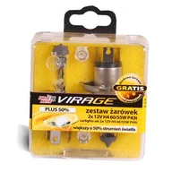 Żarówki samochodowe - Żarówka Plus 50 % 12 V 55 W H460, zestaw: 2 sztuki z gratisem Moje Auto VIRAGE - miniaturka - grafika 1