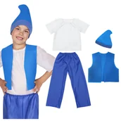 Stroje karnawałowe - ZESTAW KRASNAL NIEBIESKI 134-140 4el - miniaturka - grafika 1