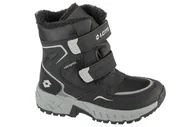 Moda i Uroda OUTLET - Lotto Alstyne Tex K 2600490K-1116, dla chłopca, buty zimowe, Czarne - miniaturka - grafika 1