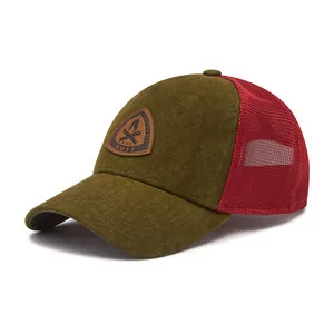 Czapki damskie - Buff Czapka z daszkiem Trucker Cap 125364.854.30.00 Lowney Khaki - grafika 1