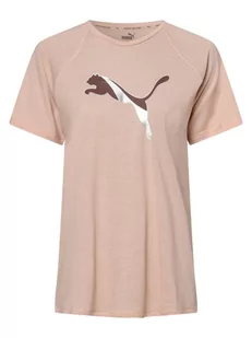 Puma - T-shirt damski, różowy - Koszulki sportowe damskie - miniaturka - grafika 1