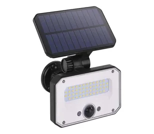 LED Naświetlacz solarny z czujnikiem ruchu SPILO LED/3,7V 3600mAh 3000K IP54 + pilot - Lampy ogrodowe - miniaturka - grafika 1