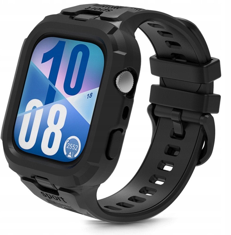 Pasek Tech-Protect Armour do Huawei Watch Fit 3 / 4 / 4 Pro Black