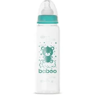 Butelki dla niemowląt - Baboo Anti-colic Glass Feeding Bottle Narrow Neck butelka do karmienia 3m+ 240 ml - miniaturka - grafika 1