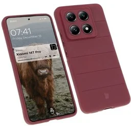 Bizon Pancerne etui Case Tur do Xiaomi 14T Pro, ciemnofioletowe - Etui i futerały do telefonów - miniaturka - grafika 1