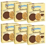 Ciastka - MULINO BIANCO Baiocchi Choco - Włoskie ciastka z nadzieniem czekoladowym 144g 6 paczek - miniaturka - grafika 1