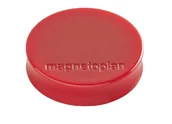Magnesy - MAGNETOPLAN Magnesy Ergo Medium, średnica 30 x 8 mm, 10 sztuk, czerwone 4013695043265 - miniaturka - grafika 1