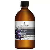 Olejki i świece do masażu - Afrodita Grapes, Winogronowy Olejek Do Masażu, 500ml - miniaturka - grafika 1