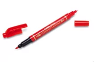 Foliopisy - Foliopis Dwustronny N75W/B Czerwony Pentel N75W-B - miniaturka - grafika 1