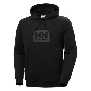 Męska Bluza HELLY HANSEN HH BOX HOODIE 53289_990 – Czarny - Bluzy męskie - miniaturka - grafika 1