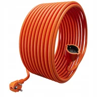 Przedłużacze i rozgałęźniki - Przedłużacz Ogrodowy Budowlany 20m Zasilający Uziemienie Do Kosiarki Ogrodu - miniaturka - grafika 1