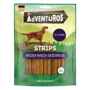 Adventuros PURINA Strips Przysmaki dla psów o niskiej zawartości tłuszczu, o smaku jeleniny 6 x 90 g - Przysmaki dla psów - miniaturka - grafika 1