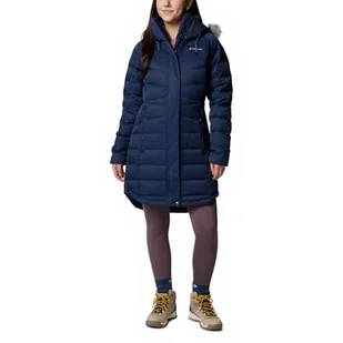 Columbia Damska kurtka puchowa Belle Isle 2 Mid Collegiate Navy, M - Kurtki damskie - miniaturka - grafika 1
